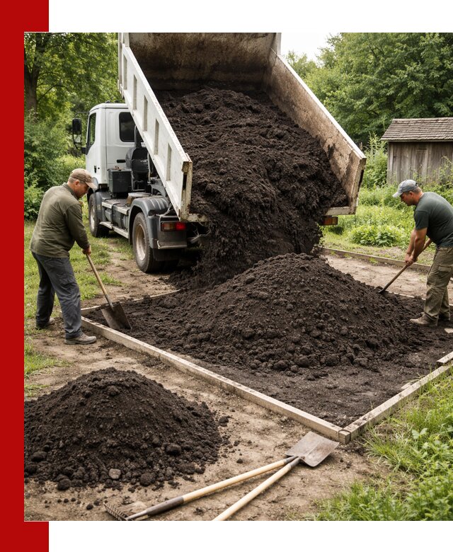 Купить чистый чернозем для огорода с доставкой в Саратове