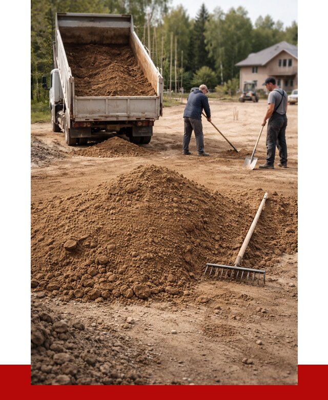 Суглинок для планировки в Саратове с доставкой от 4298 р. | ПРОНЕРУДСрт