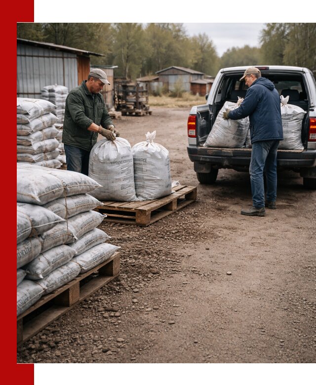 Купить конский навоз в мешках с доставкой в Саратове