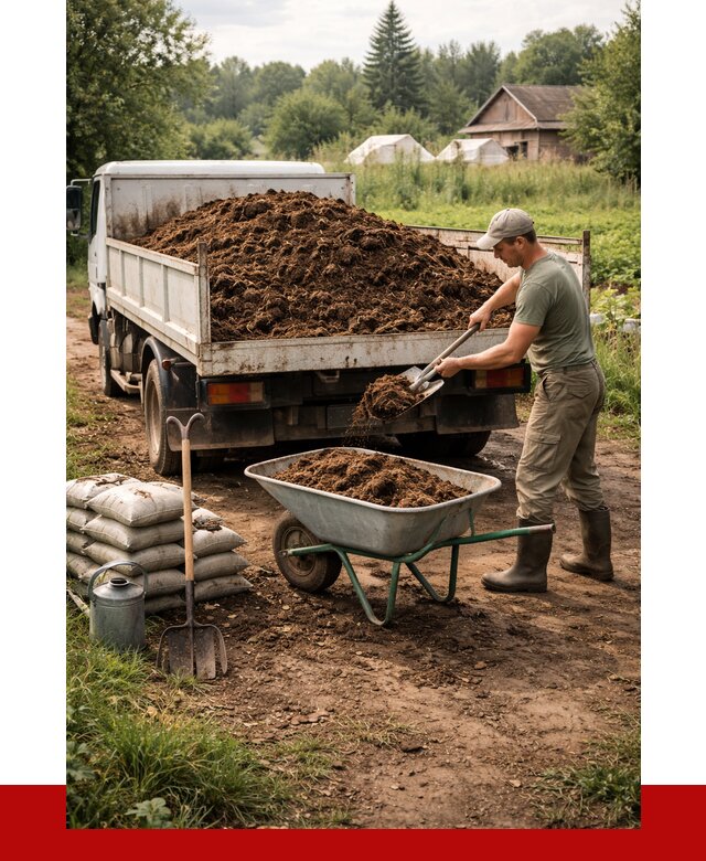 Купить коровий навоз с доставкой в Саратове от 1842 р. | ПРОНЕРУДСрт