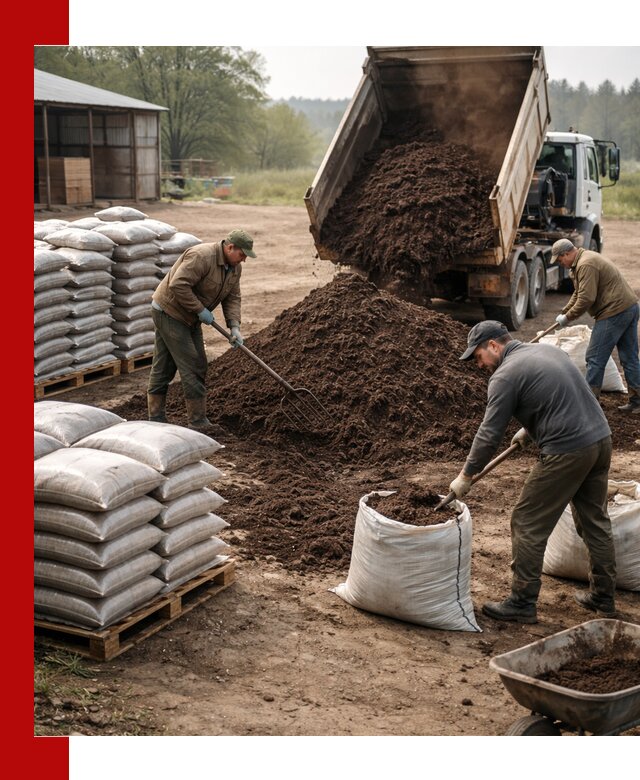 Доставка компоста оптом и в розницу в Саратове
