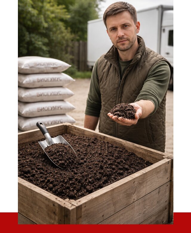 Купить биогумус в Саратове с доставкой от 8698 р. за куб | ПРОНЕРУДСрт