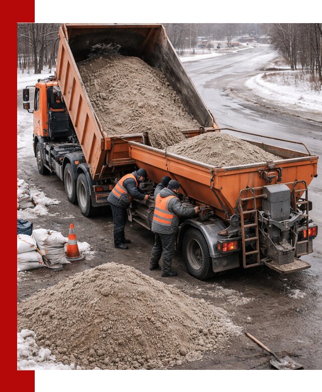 Поставка и вывоз пескосоля в Саратове оптом и в розницу