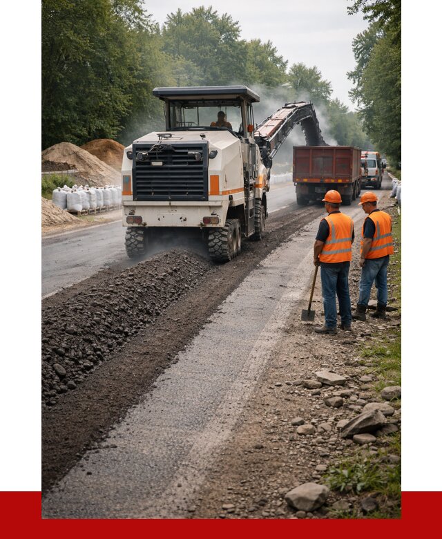 Фрезерованный асфальт в Саратове от 2251 р./куб. | ПРОНЕРУДСрт