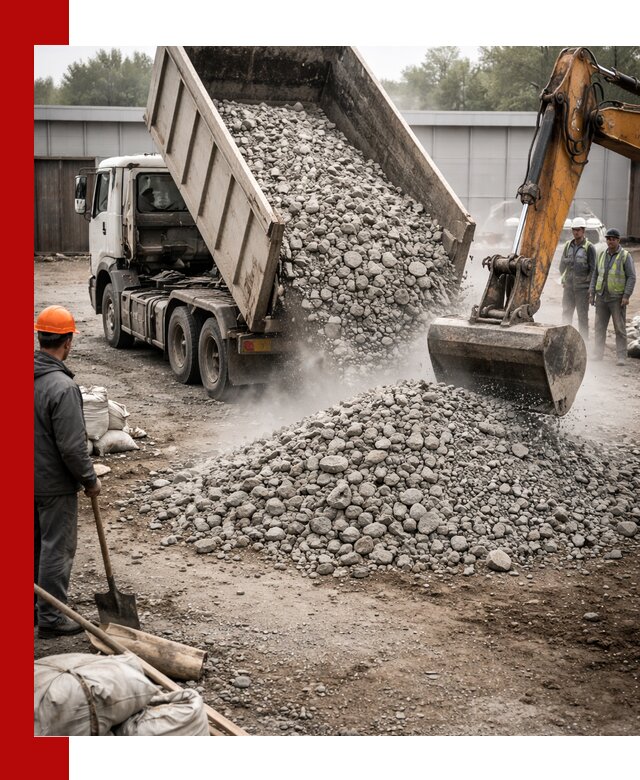 Доставка дробленого бетона в Саратове оптом и в розницу