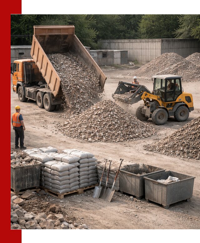 Вторичные материалы для отсыпки в Саратове — поставка и доставка