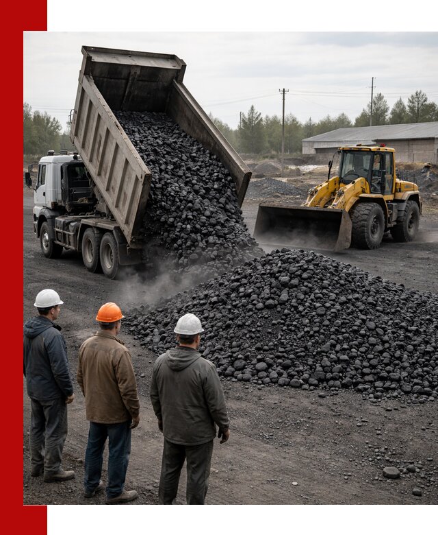 Доставка угля антрацита в Саратове с самосвалами и погрузкой