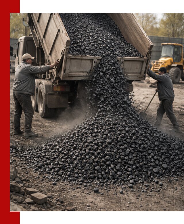 Доставка угля семечка самосвалами в Саратове