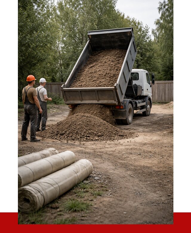 Доставка сыпучих материалов самосвалом в [cvi] от 4298 р. | ПРОНЕРУДСрт