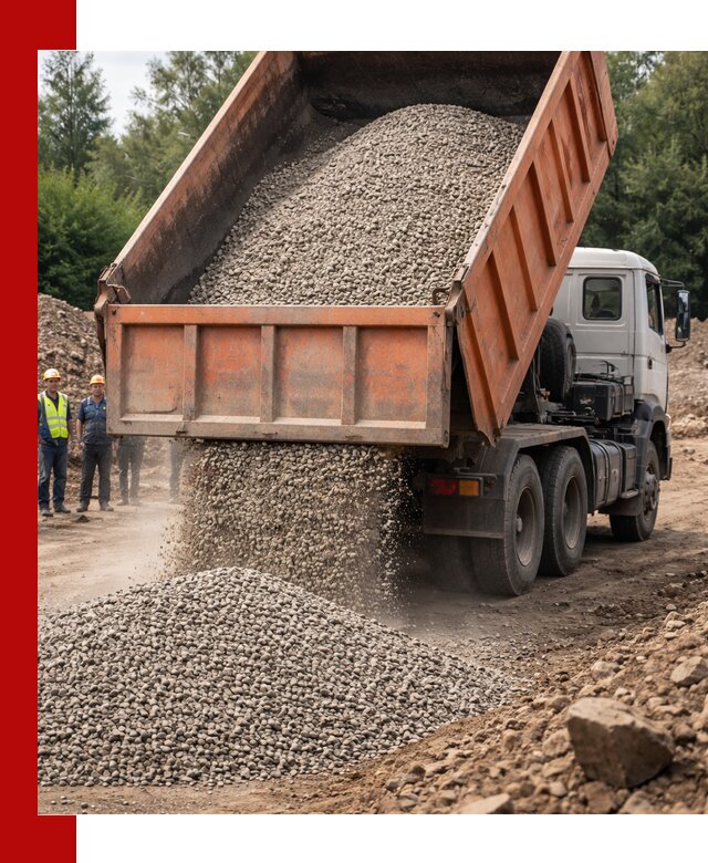 Доставка сыпучих материалов самосвалом в Саратове быстро и надежно