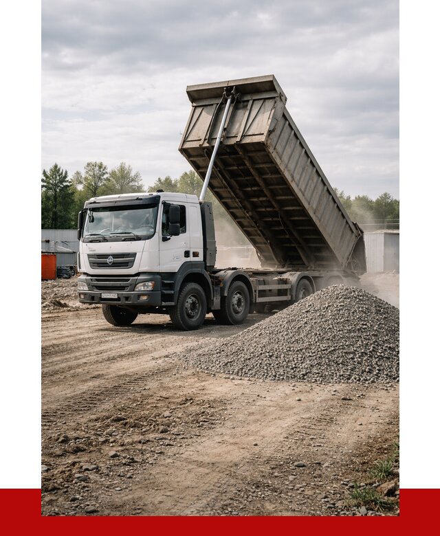 Доставка самосвалом 40 кубов в Саратове от 9210 р. | ПРОНЕРУДСрт