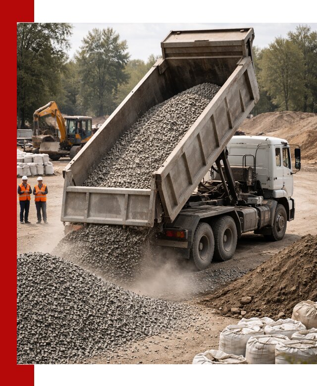 Аренда самосвала в Саратове для доставки сыпучих и нерудных материалов