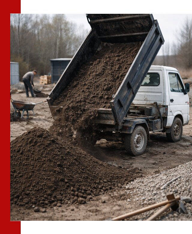 Аренда минисамосвала в Саратове для доставки сыпучих материалов