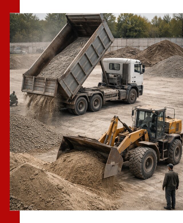 Перевозка сыпучих грузов самосвалами и бортовыми в Саратове