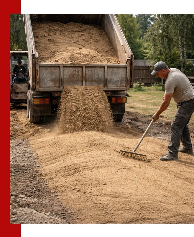 Отсыпка участка песком в Саратове быстро и качественно