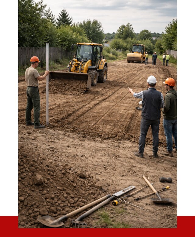 Планировка участка грунтом в Саратове от 4605 р ПРОНЕРУДСрт