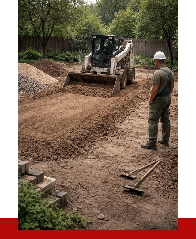 Выравнивание участка под ключ в Саратове от 3582 р. | ПРОНЕРУДСрт