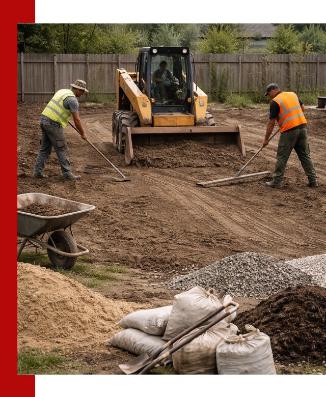Выравнивание участка под строительство и благоустройство в Саратове